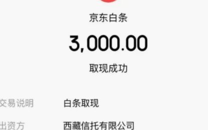 白条额度取现