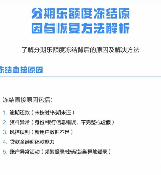 分期乐额度高用不了
