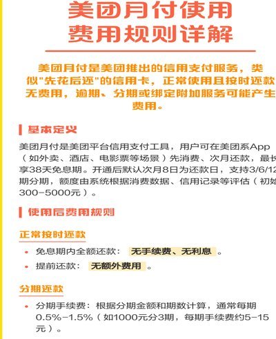 套美团月付怎么找商家