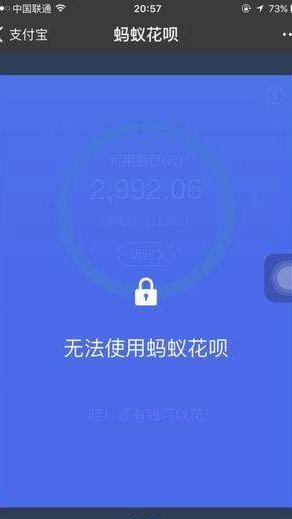花呗出现异常怎么恢复