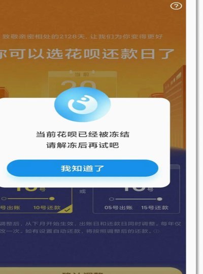 羊小咩额度被冻结怎么解除